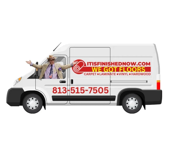 We got floors van from It is Finished in the Tampa, FL area