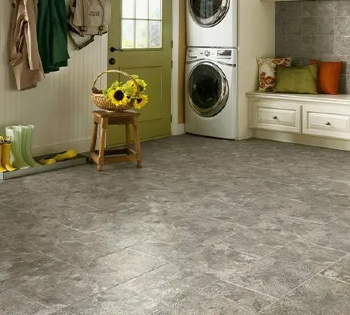 Flooring for entryways and mudrooms